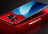 Nokia Maze Ultra 2025: Complete Guide to Rumored Specs, Price & Release Nokia Maze Ultra 2025 concept in red on a red wedge box, large display and triple rear camera